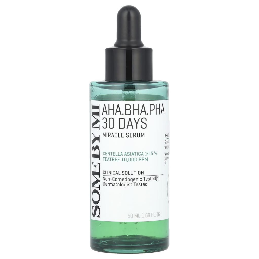 SOME BY MI AHA, BHA, PHA 30 Days Miracle Serum, 50 Ml (1.69 Fl Oz)