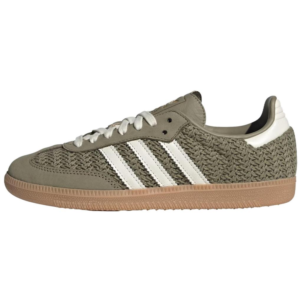 Adidas Samba OG Knit Pack - Orbit Green Women Sneakers Cream-White Gum-3 JR9447
