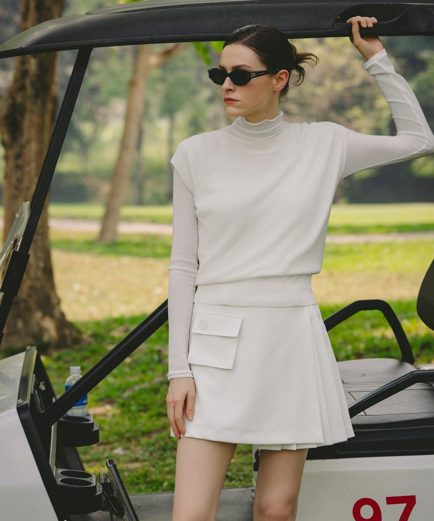 OBER GOLF Summer Boat Neck Knit (Cream)