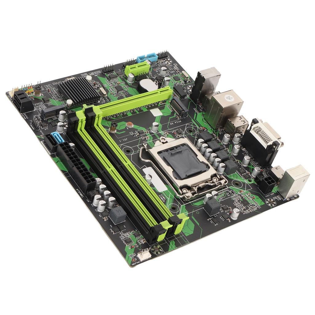 Desktop Motherboard B75 HMPLUS LGA 1155 Slot 4 DDR3 6Gbps Serial ATA M.2 NVME PCIe X16 VGA HD Output ATX Motherboard