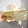1/2 секции Мыльница на присоске, настенная, без сверления, сливная, пластиковый контейнер для мыла, для кухни