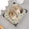 Mesh Cat Dog Hammock Anti-Scraping Moisture-Proof Pet Folding Camping Bed For Small Dogs Indoor and Outdoor Elevated Nest Bed