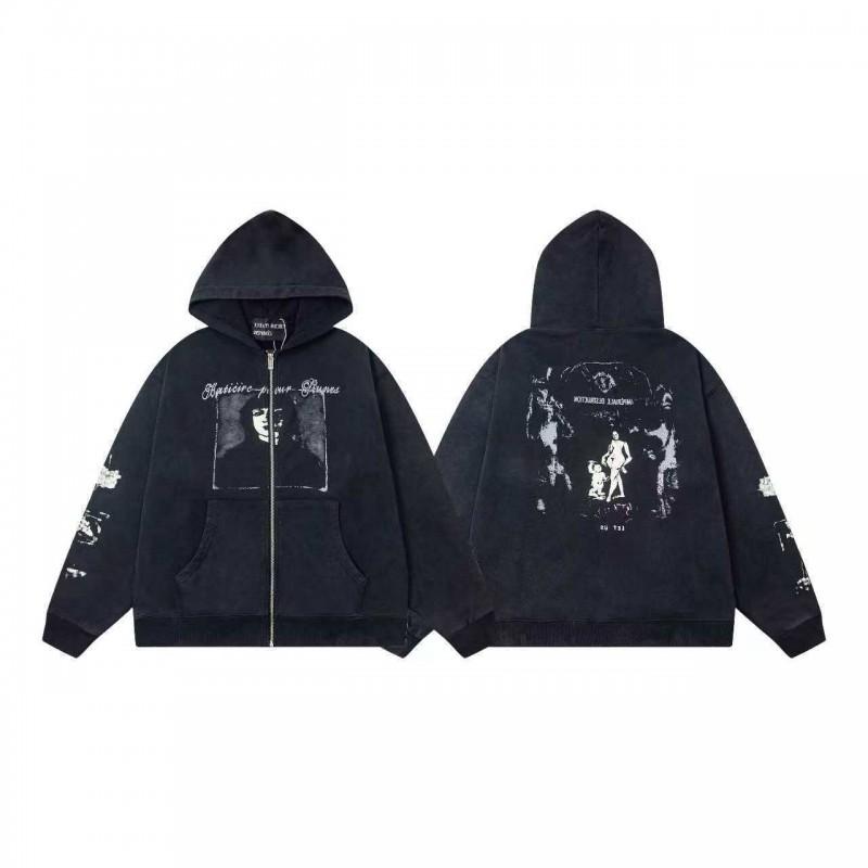 2025 Unisex Oversized Hooded Sweatshirt With Vintage Character Print Loose Fit Streetwear Casual Top