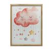 Magic Cloud Magic Cloud, 40X50 Cm, Gold Aluminum Frame, 230 Gsm Matte Paper