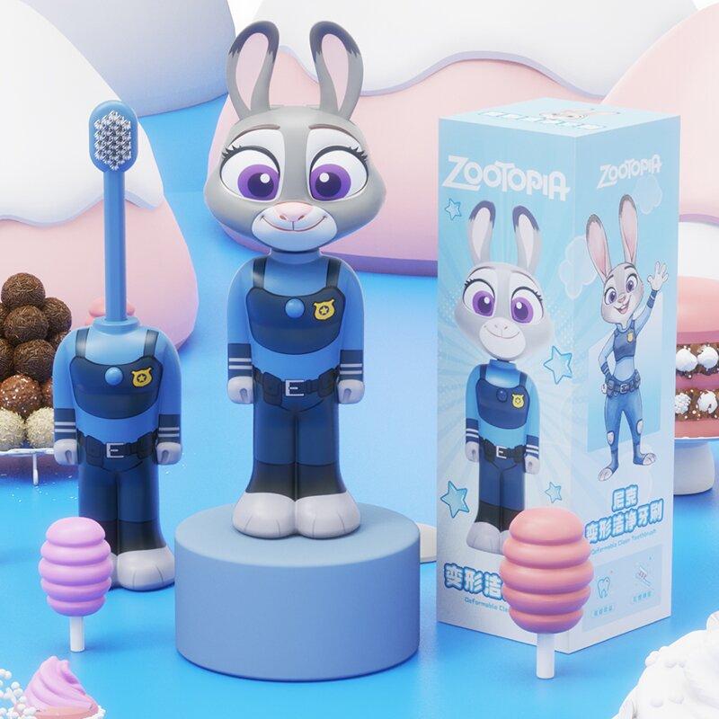 Zootopia Anime Figure Judy Nick Soft Toothbrush Cartoon Fine Bristles Teeth Cleaning Beauty Tool Perfect  Fans Festival Gifts