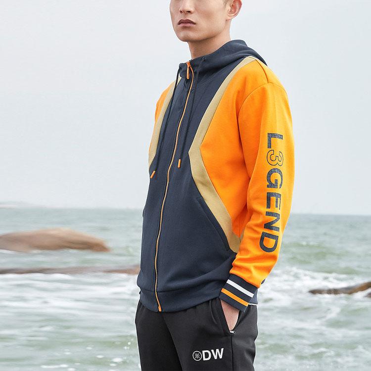 Мужская толстовка Li Ning Тропический оранжевый AWDR047-3