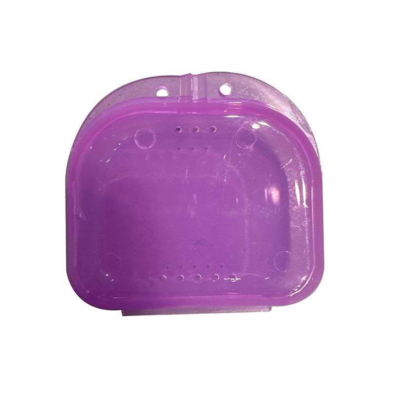 Практичный многоцветный тип маленькая зубная коробка с коробкой для брекетов коробки для зубных протезов