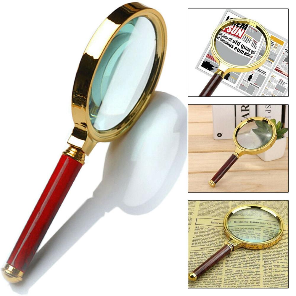 Useful 10X Jewelry Science Tool Handheld Loupe Reading Newspaper Magnifier Loupe Magnifying Glass