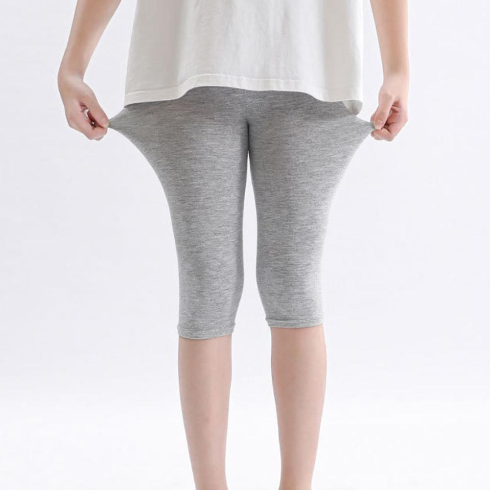 Защитные штаны для девочек, однотонные эластичные детские шорты