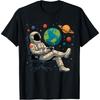 Astronaut Video Games Space Gaming System Planets T-Shirt
