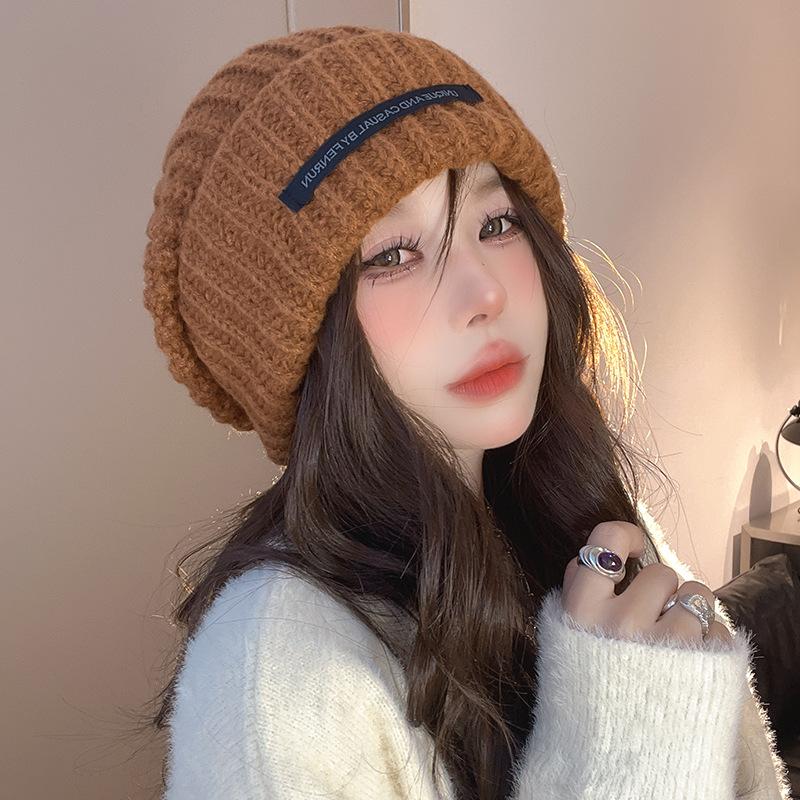 Ear Protection Warm and Cold Proof Knitted Hat  Large Head Circumference  Face Showing Small Wool Blended Japanese Cold Hat for Men