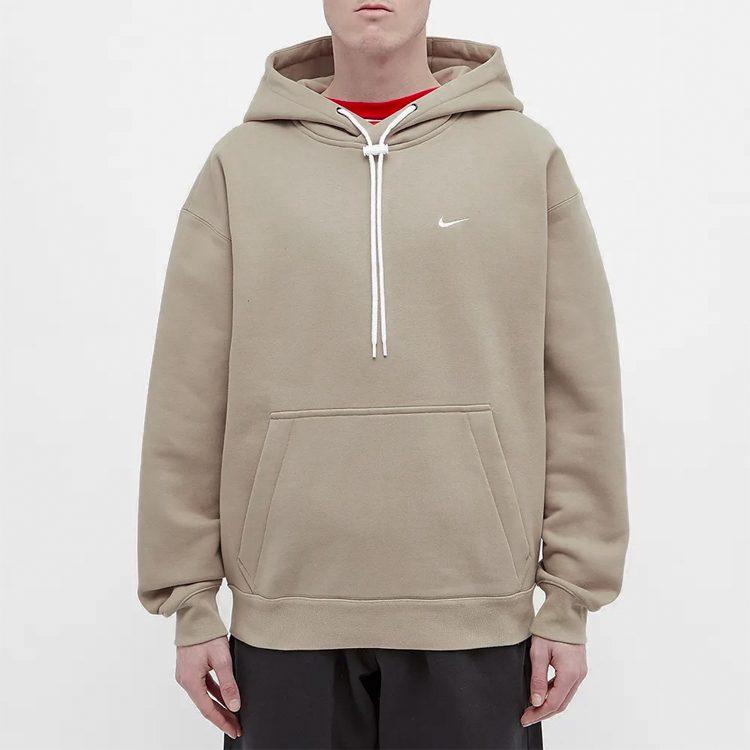 Nike Толстовки Мужские Хаки С Капюшоном Средняя Обычная CD6393-247