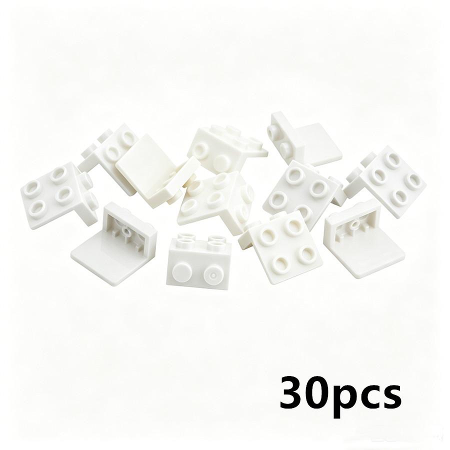 30 шт. Конструктор DIY 1x2-2x2 Штырьки Кронштейн Кирпичики Аксессуары Совместимые 21712 44728 Образовательные Креативные Игрушки Для Детей