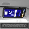 Handicap Placard Holder Disabled Parking Permit Sign Protector Universal Easy To Install Car Visor Auto Card Clip with Pen Holder