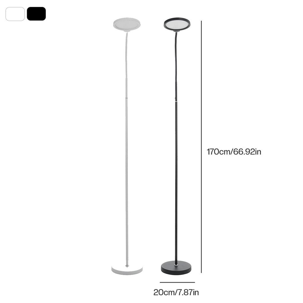 36 В 3-цветный напольный светильник для гостиной, спальни, регулируемый торшер, угловой светильник, лампа для чтения, современный светодиодный напольный светильник