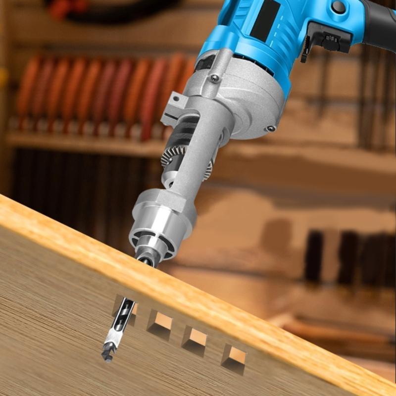 652F Сверло с квадратным отверстием Сверло для квадратных отверстий для деревообработки Квадратный долбежный кронштейн для деревообработки Аксессуар для деревообработки