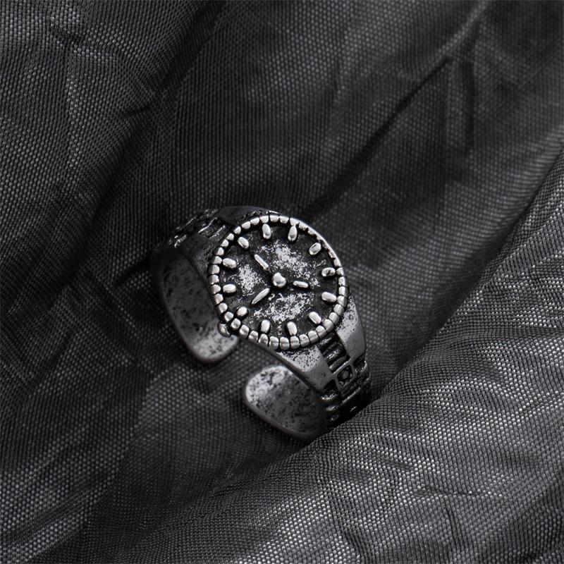Аксессуары Ювелирные изделия Эпоксидная мода Ретро Кольцо Сова Мужское кольцо из титановой стали