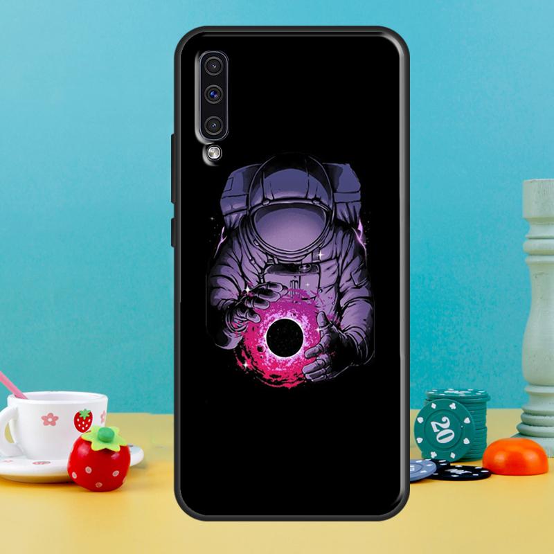 Cartoon Space Astronaut Case For Samsung Galaxy A16 A56 A15 A22 A52 A32 A54 A14 A26 A36 A55 A35 A05 A06 A53 A33 A13