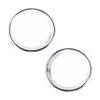 Front Pair Fog Light Bezel Chrome For Lexus RX350 RX450h LX1038114 2013-2015