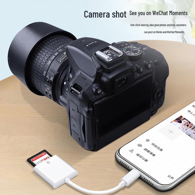 USB-C кардридер: Карта памяти, Мышь, Клавиатура, USB-накопитель, Кабель-адаптер для камеры