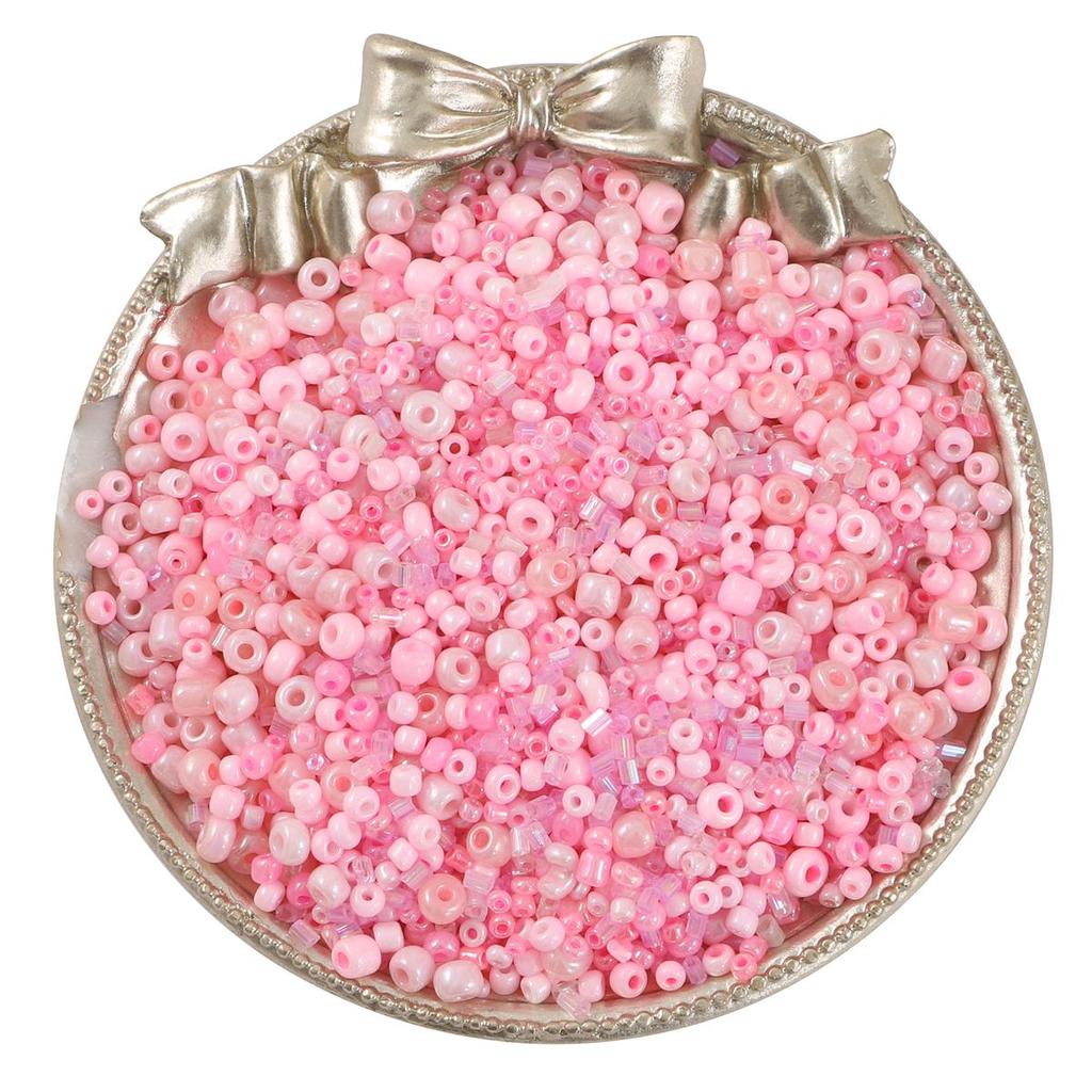 15000pcs Mixed Shapes Sizes Glass Seed Beads Multi Colors Round Bugle Glass Bead For DIY Jewellery Craf Making Garment Beading Embroidery Accessories