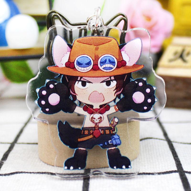 One Piece брелок кулон аниме Луффи Дракон навигация король окружающий двухсторонний HD сумка кулон подарок