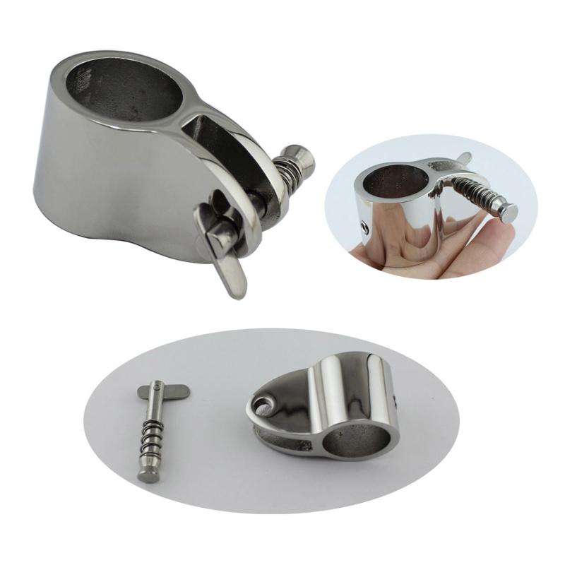 Top Jaw Slide Cap Bimini Railing Fitting Mirror Polish For Yacht Boat Hardware