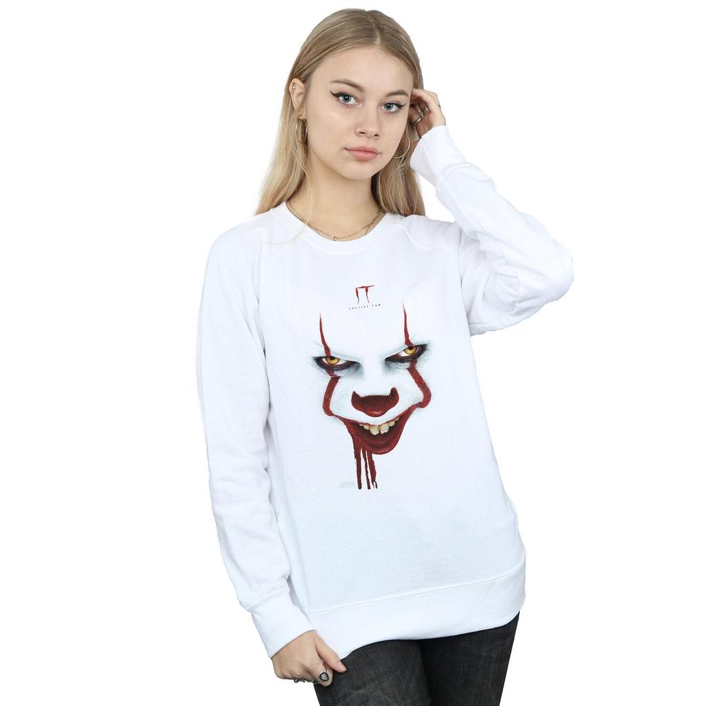 It Chapter 2 Womens/Ladies Pennywise Poster Stare Sweatshirt