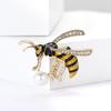 Personalized Versatile Alloy Enamel Wasp Brooch Creative Cartoon Men'S And Women'S Suit Shirt Corsage Jewelry Pin