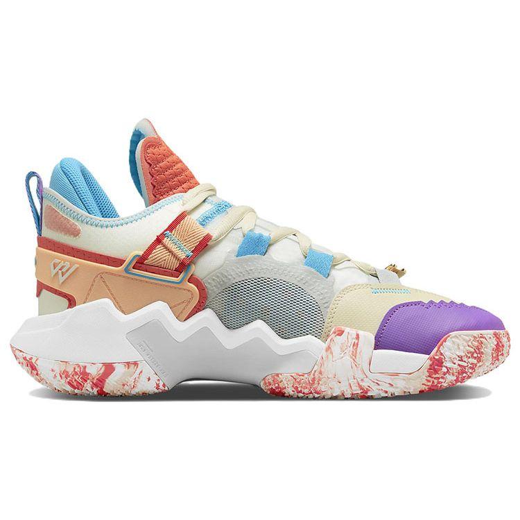 Air Jordan Why Not Zer0.5 PF Не победить эту цену Мужские кроссовки Загар Парусный Пурпурный-Туманность DC3638-158