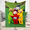 Teletubbies Adventure Blanket Warmthful Decor Perfect for Couch Office Picnics for All Occasions Digital Print