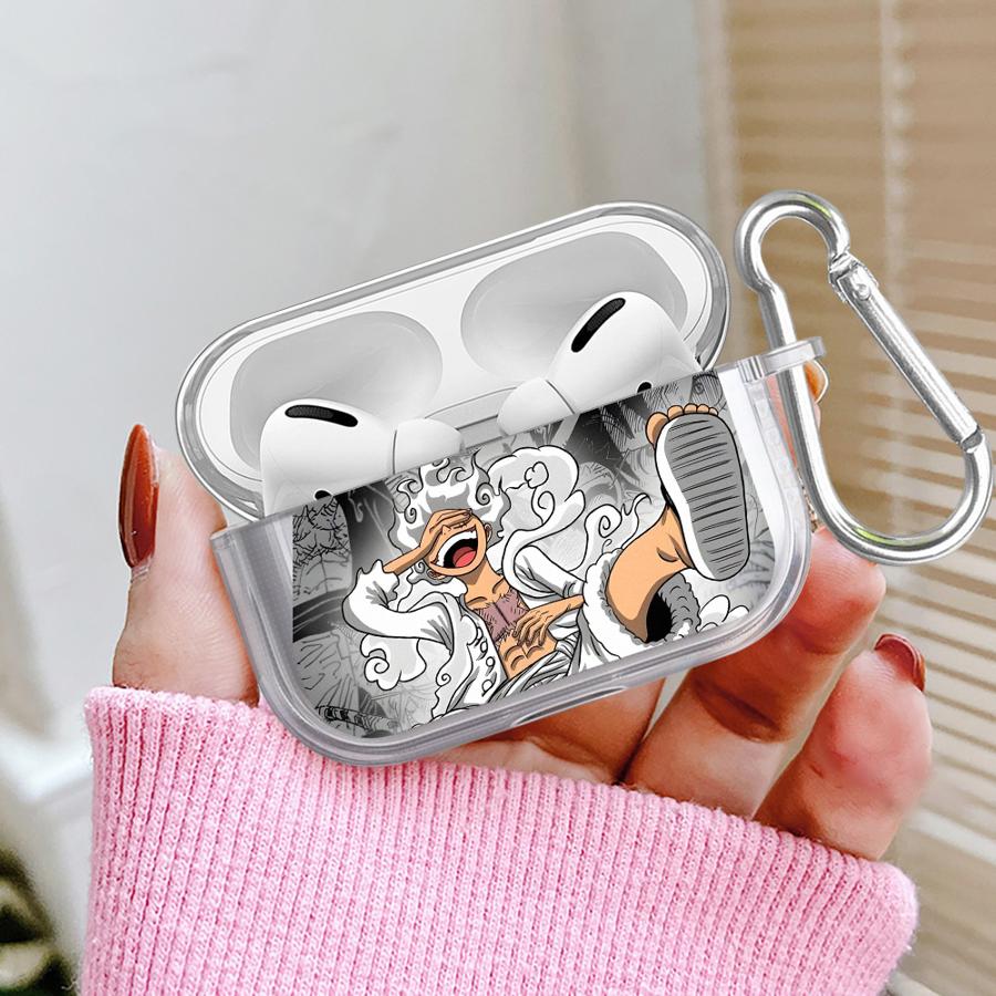 OneS P-ieceS LuffyS Clear Earphone Cases Cover Case For Airpods 1 Pro2 2 Pro3 3 Pro 4