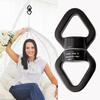 Swing Swivel Aluminum Alloy 30KN Swing Universal Rotating Ring Aerial Yoga Hammock Rotating Connector Outdoor Rock Climbing Bearing Swivel Hook