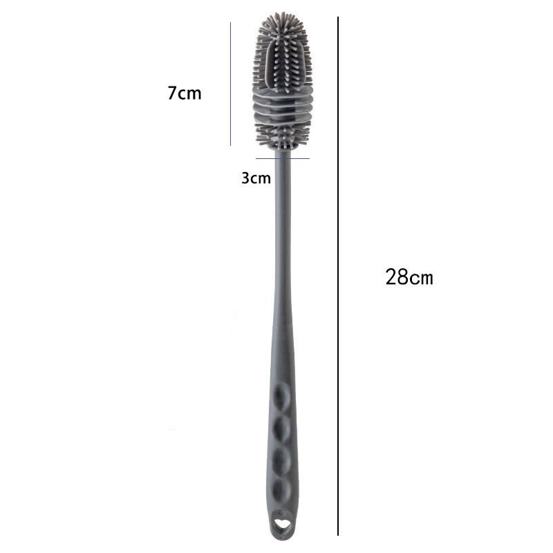 Cleaning Brush With Long Handle Silicone For Household Use No Dead Corners Special Cleaning Brush For Cups Wall Breaking Machine