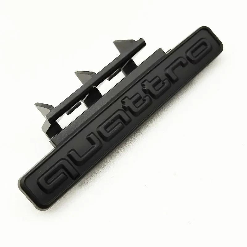 95mm For qwe12 Q5 A4 B8 B6 B9 B7 A3 A6 C6 A5 Q7 A1 Q3 A7 A8 Quattro Logo Auto Accessories3D ABS Car Front Grill Emblem Badge