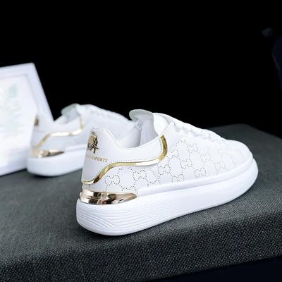 2024 кроссовки женская обувь высококачественные белые туфли женские повседневные туфли на толстой подошве для пар на платформе мужские 36-44 корзина женские