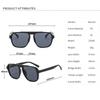 Men Oversized Frame Sunglasses Classic Big Frame Sport Eyeglasses  Vintage Brand Design Shades UV400 Eyewear Trendy Glasses