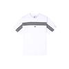Originals Trefoil 3-Stripe Embroidered Logo Short Sleeve T-Shirt Men Tops White FM1529