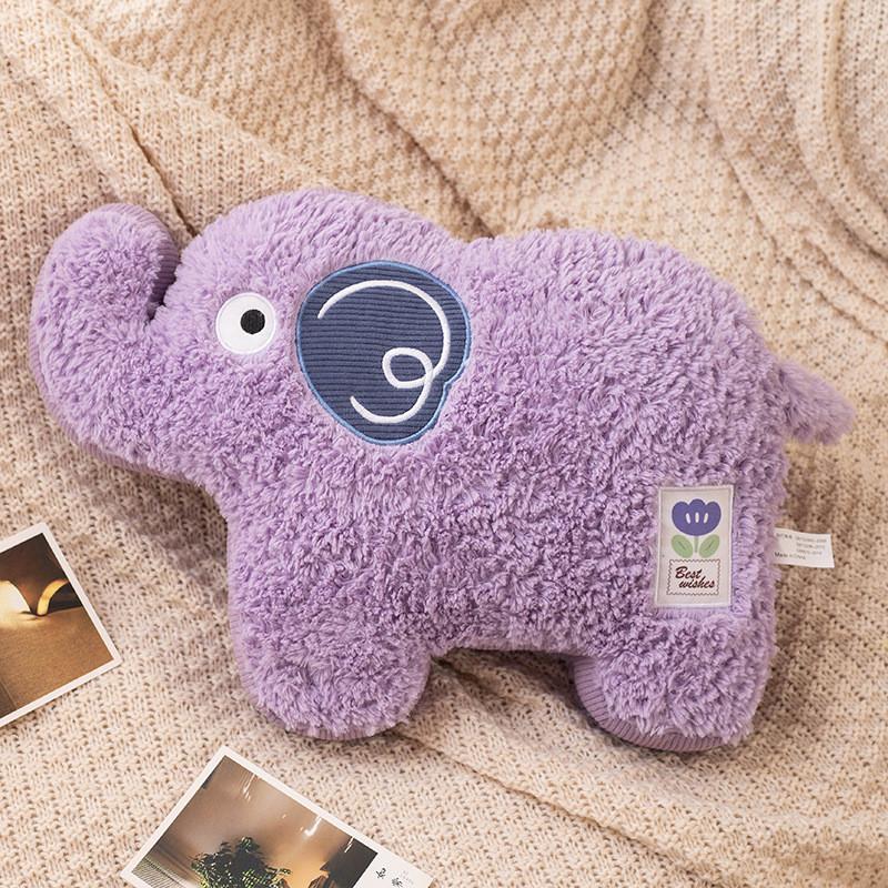 Elephant Adorable Rabbit Dog Stuffed Cushion For Bedroom Sofa Decor Plush Toy