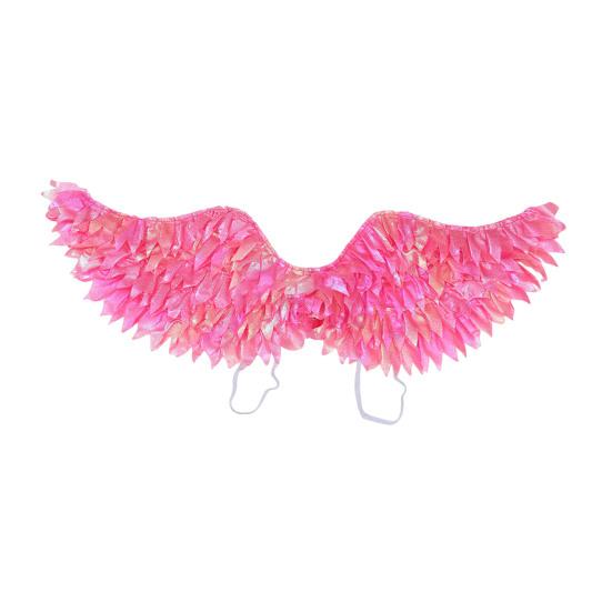 Детские крылья ангела, реквизит для костюма, светящиеся перьевые крылья, легкие крылья феи для косплея, рождественского представления и сценического выступления