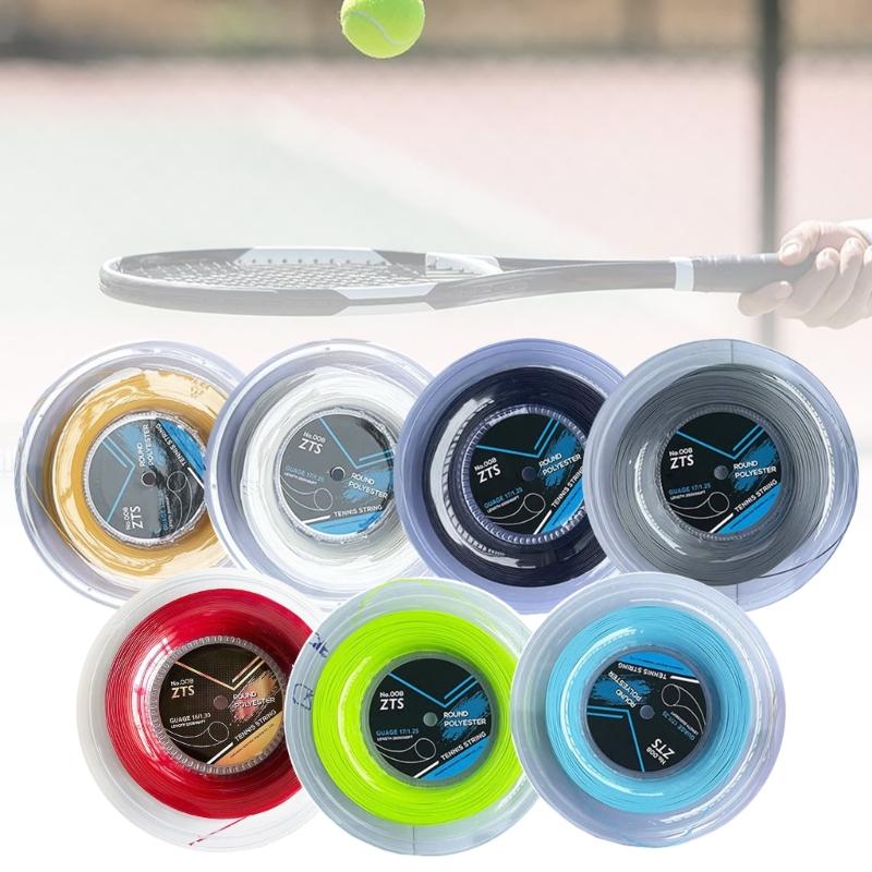 Эластичная теннисная струна Надежность Струна для теннисной ракетки Универсальная Теннисная струна для стабильной игры и снижения трения