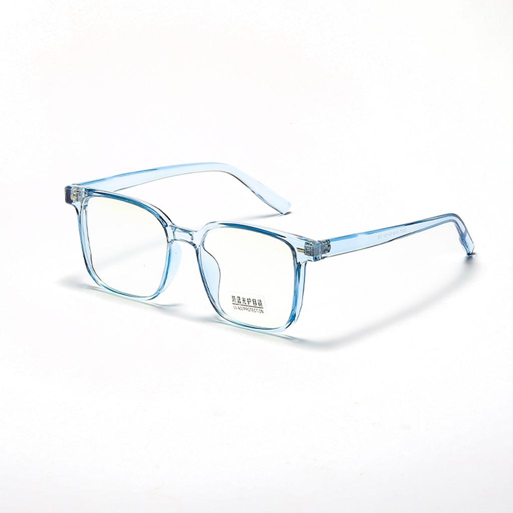 Очки цвета конфет квадратные литературный темперамент простое зеркало женская квадратная оправа очки оправа мужская плоская оправа зеркало