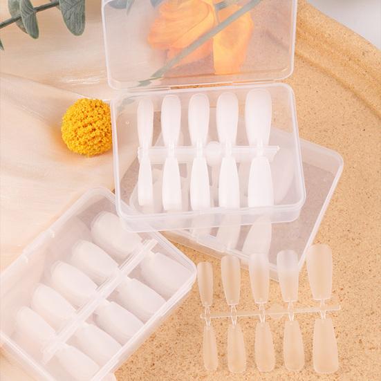 100 шт. 3 стиля типсов для маникюра, легко наносятся, отличные прозрачные бесшовные типсы с полным покрытием