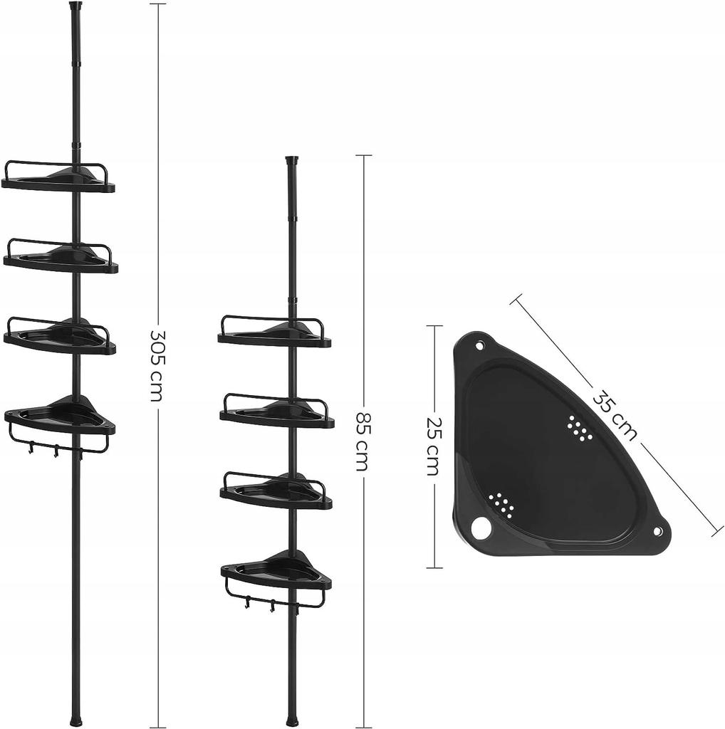 Telescopic Bathroom Shelf - Bcb001B01