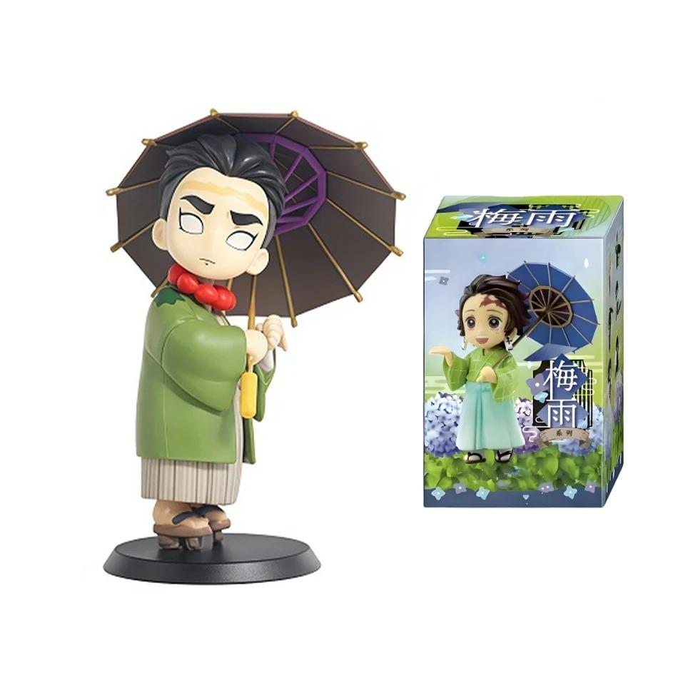 2026 Anime Demon Slayer Spring Plum Rain Series  Figure Blind Box Tanjiro Kamado Nezuko Action Model Set Toys Ornament Surprise