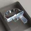 New Gothic Personalized Vintage Jewelry Pistol  Ring Punk Desert Eagle Women Male Ring Jewelry Size 6-13