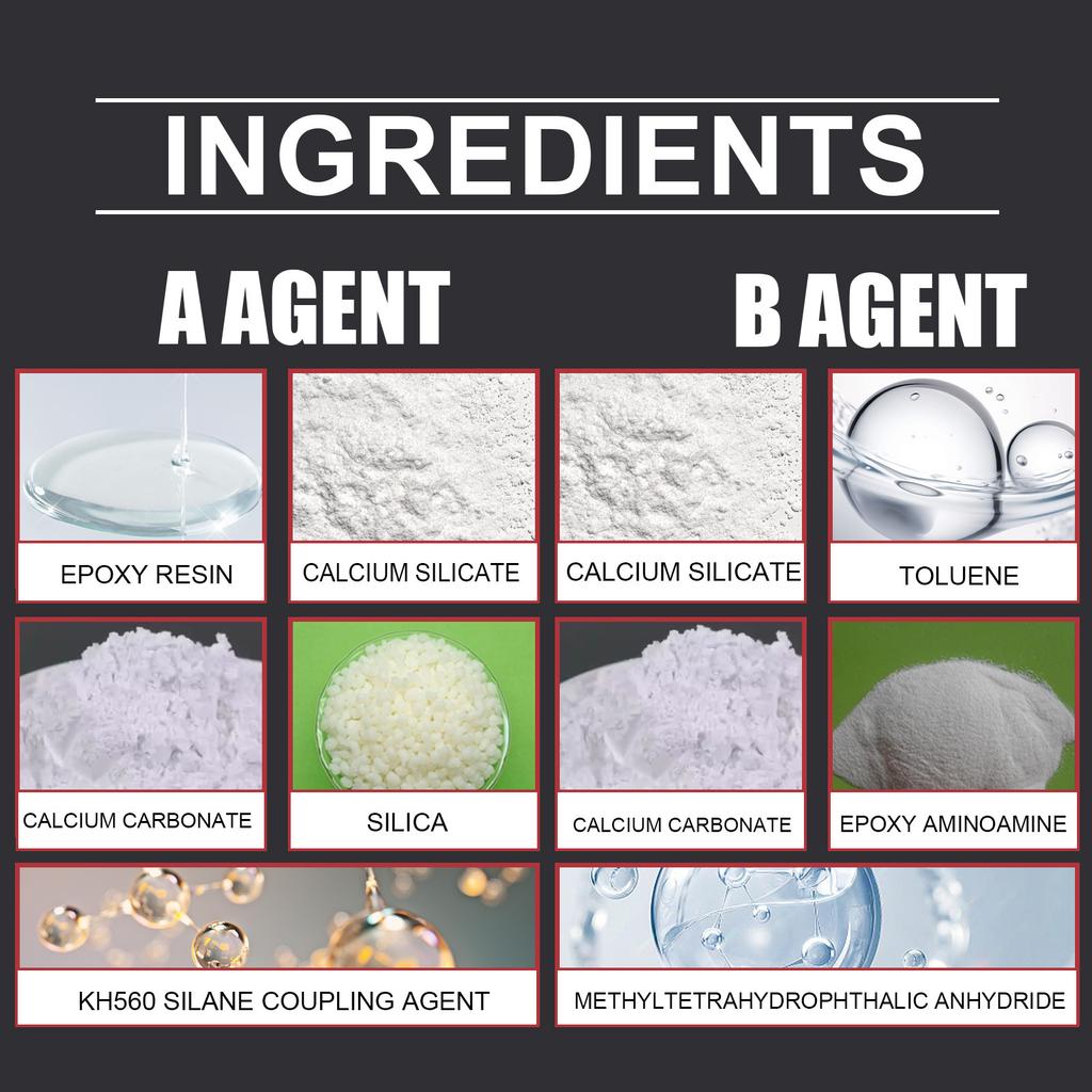 Jakehoe клей для ремонта плитки, бытовая плитка для ванной, ремонт напольной плитки, мраморный AB ремонт, водостойкий клей