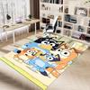 Bluey Family Adventure Carpet For Playroom Bedroom Living Room Sofa Home Decorkids Game Area Rug Nonslip Floor Mat