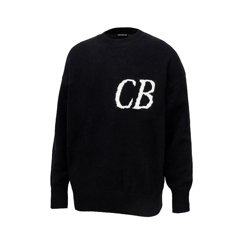 Cross-Border Cole Buxton Casual Retro Wool Sweater - Trendy American Style, Plus Size Men's Outerwear