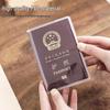 Durable Waterproof Passport and Document Holder with Multiple Card Slots for Travel